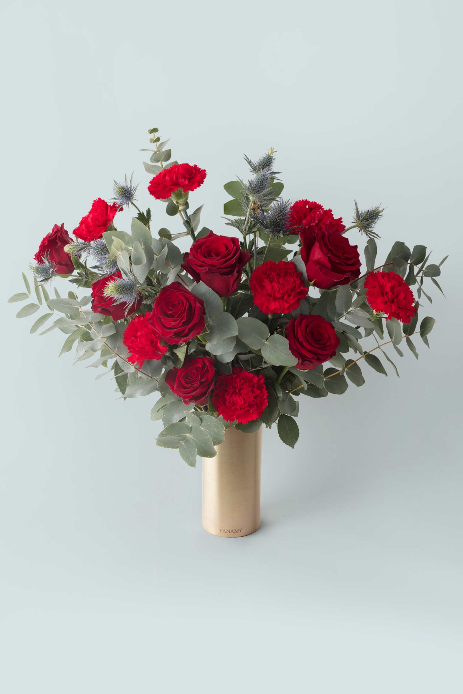 Il Vermiglio - with Vase - Bouquet - Flowerbag Collection - PANAMY Flowers Switzerland